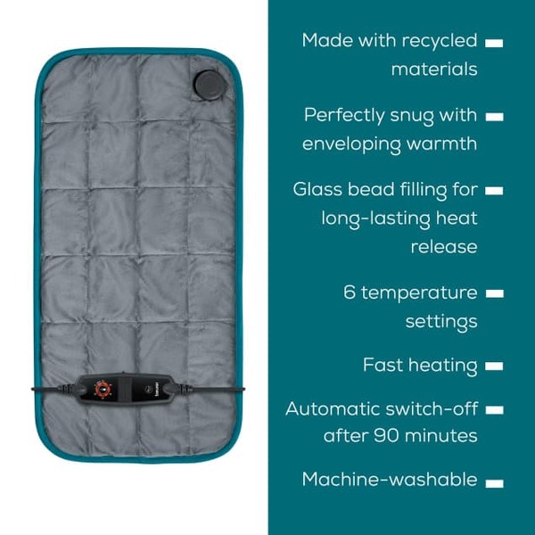 Beurer HK 145 Cosy Weight -l&auml;mp&ouml;tyyny, 60 x 30 cm, tummanharmaa