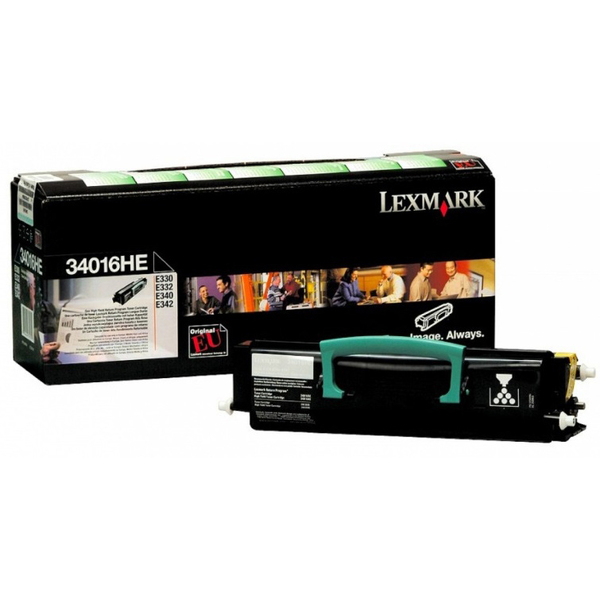 Lexmark 34016HE High Yield toner cartridge, Black