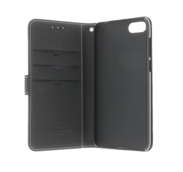 Insmat Flip Case, Huawei Y5 2018 - pl&aring;nboksfodral, Svart