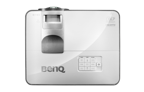BENQ MW820ST DLP projector 3.000 ANSILumen WXGA 1.280x800 13.000:1 short throw analog+digital RJ45 LAN 1xHDMI D-SUB VGA 32dB 1x10W