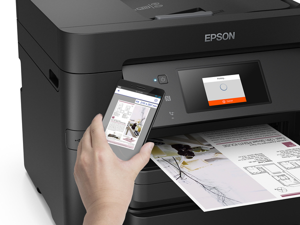 Epson WorkForce Pro WF-4730DTWF Duplex, LAN/Wi-Fi, A4 - f&auml;rgbl&auml;ckstr&aring;leskrivare