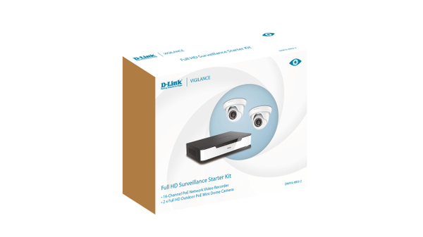 D-LINK Vigilance Starter kit - DVR med kamera/kameror - tr&aring;dad