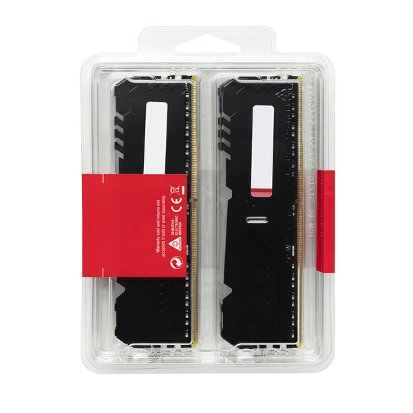 Kingston 64 GB (4 x 16 GB) HyperX Fury RGB, DDR4 3600 MHz -muisti