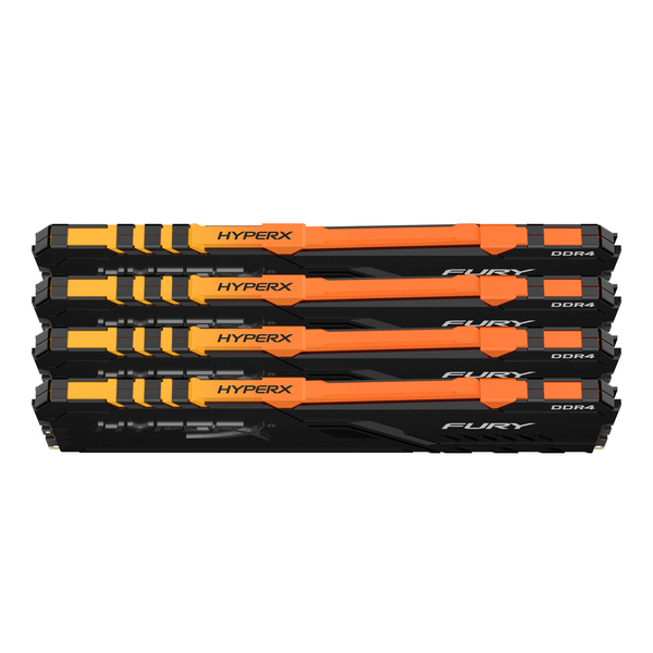 Kingston 64 GB (4 x 16 GB) HyperX Fury RGB, DDR4 3600 MHz -muisti