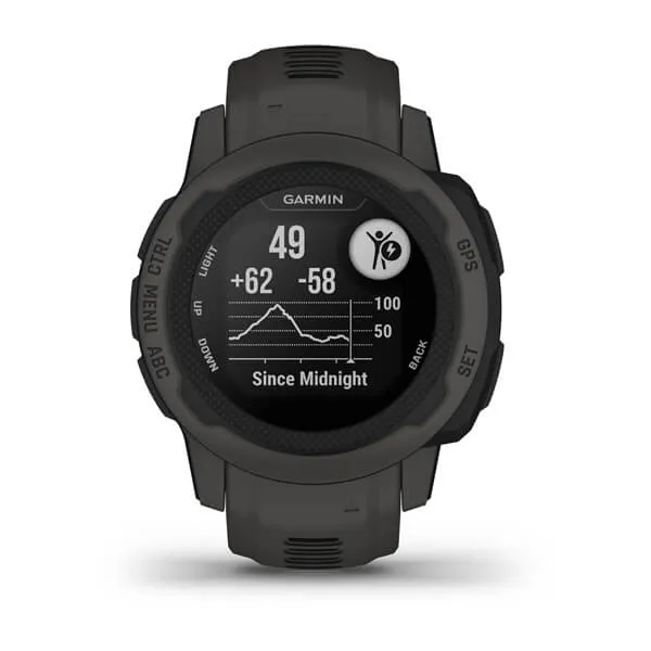 Garmin Instinct 2S -urheilukello, Graphite