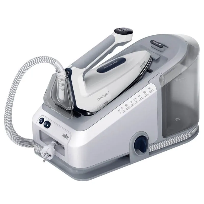 Braun CareStyle 7 Pro IS 7262 -h&ouml;yrysilityskeskus, 2700 W, 7,5 bar, 2 l, valkoinen/harmaa