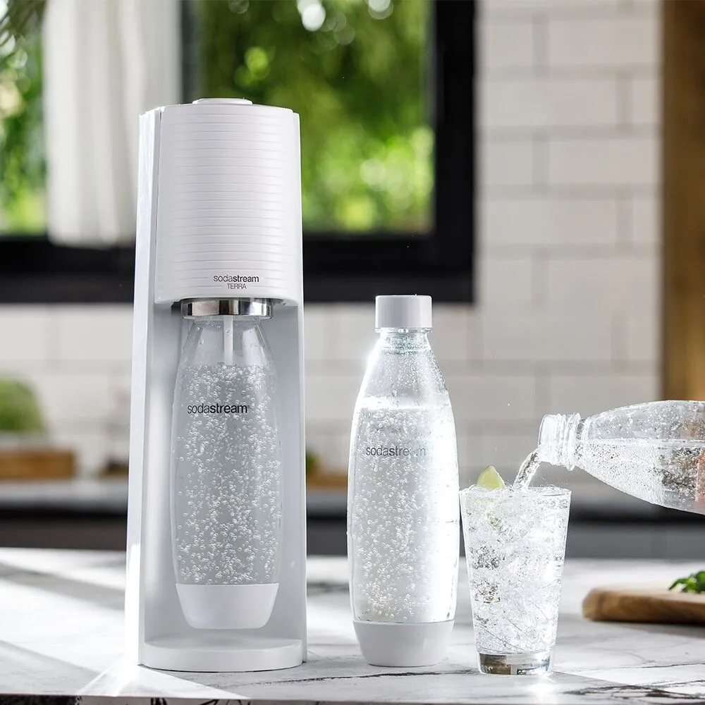 Sodastream Terra -hiilihapotuslaite, valkoinen