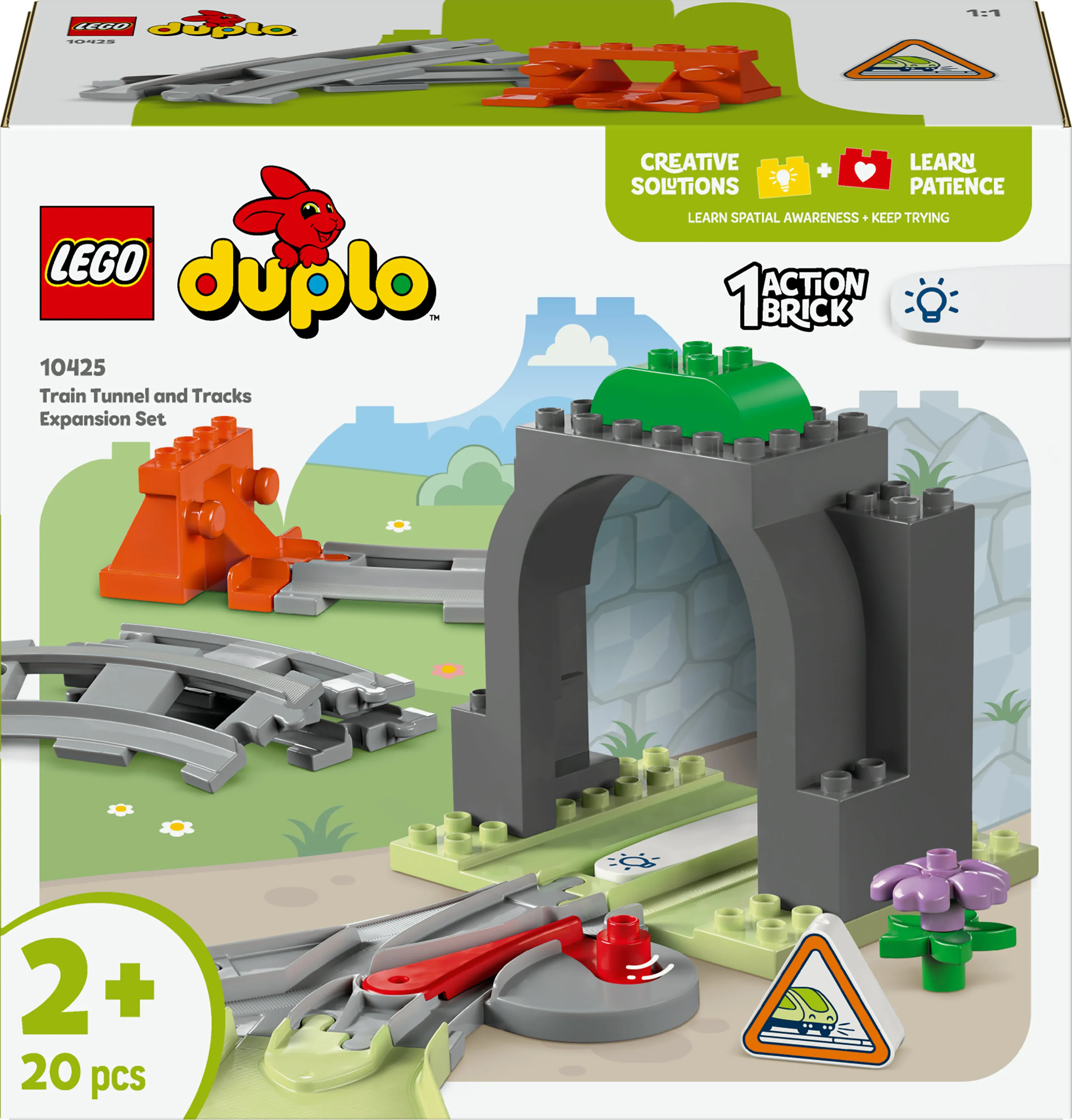 LEGO DUPLO Tunnel och sp&aring;r utbyggnadssats 10425