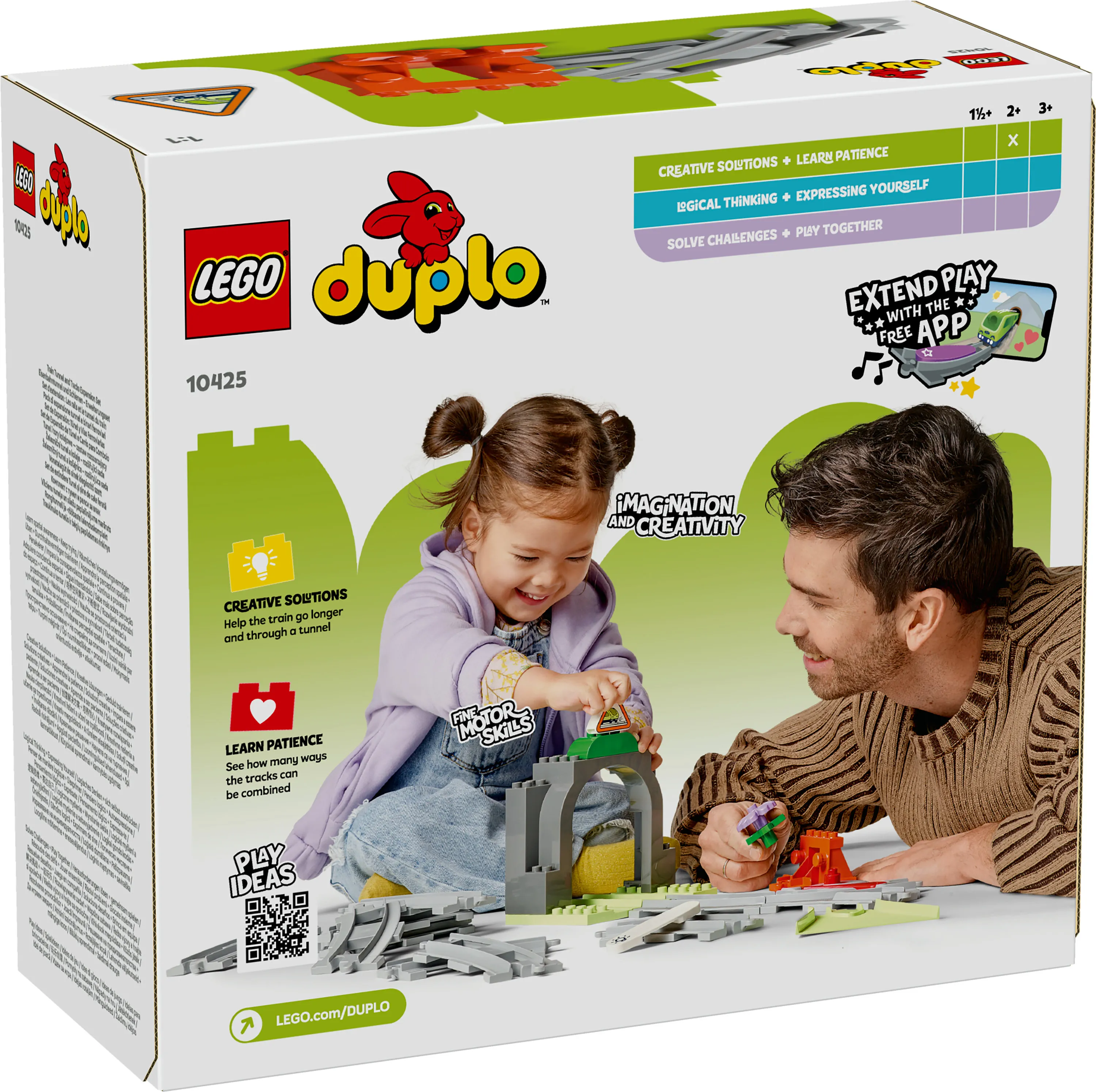 LEGO DUPLO Tunnel och sp&aring;r utbyggnadssats 10425