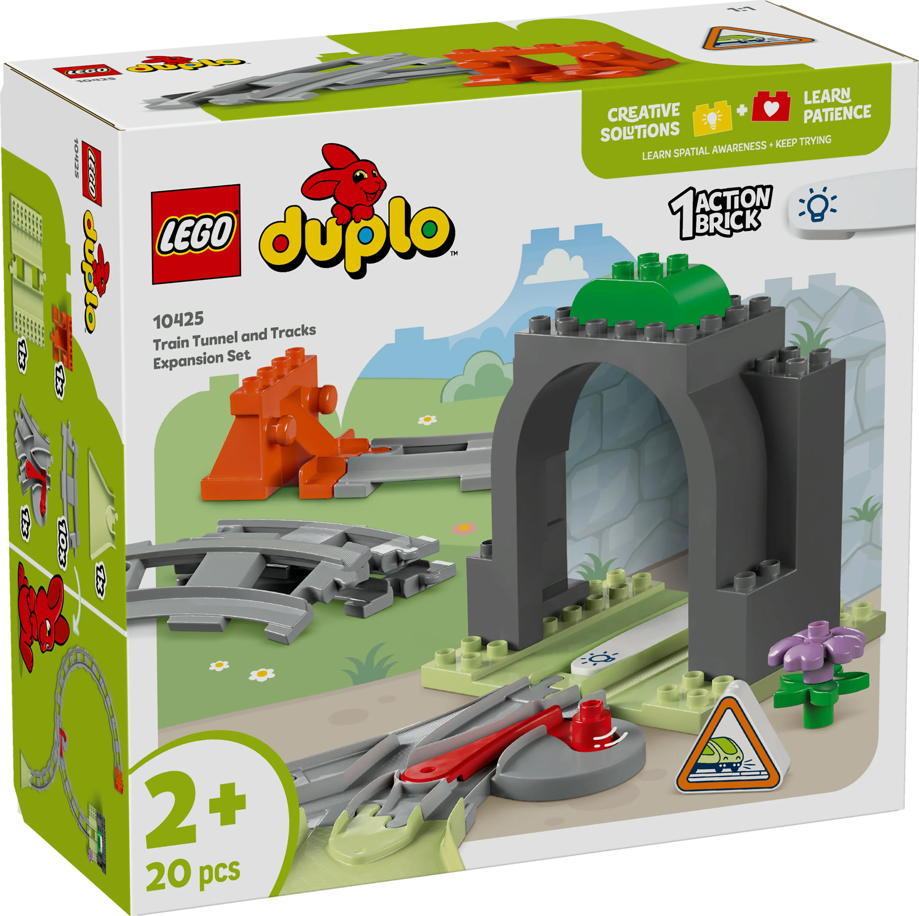 LEGO DUPLO Tunnel och sp&aring;r utbyggnadssats 10425