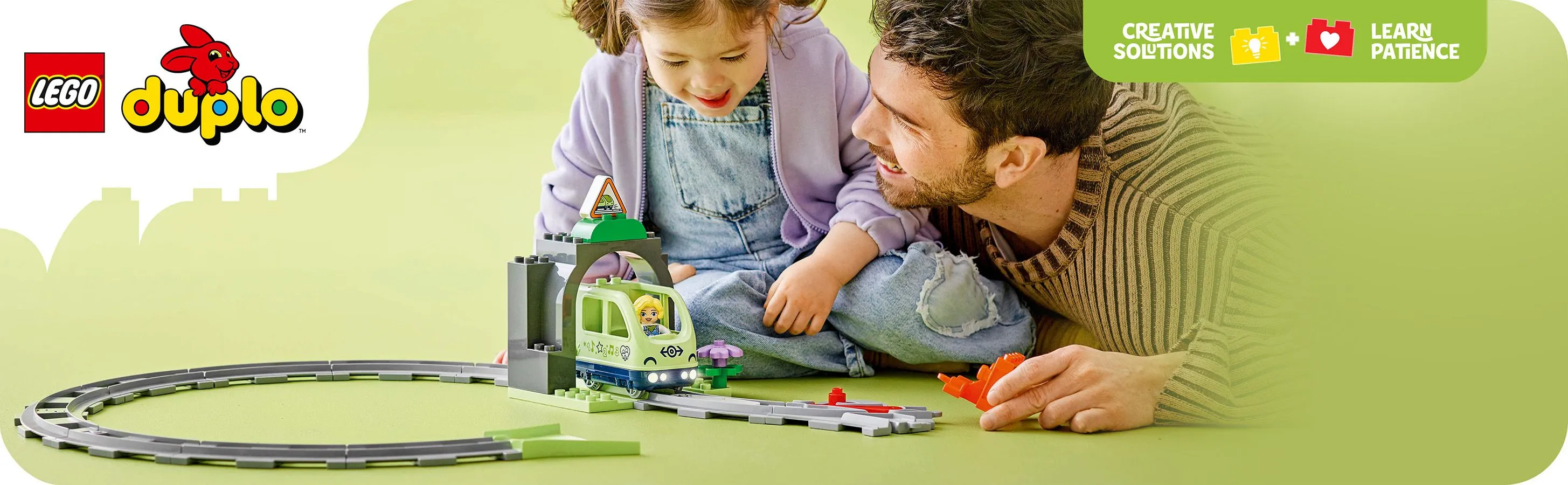 LEGO DUPLO Tunnel och sp&aring;r utbyggnadssats 10425