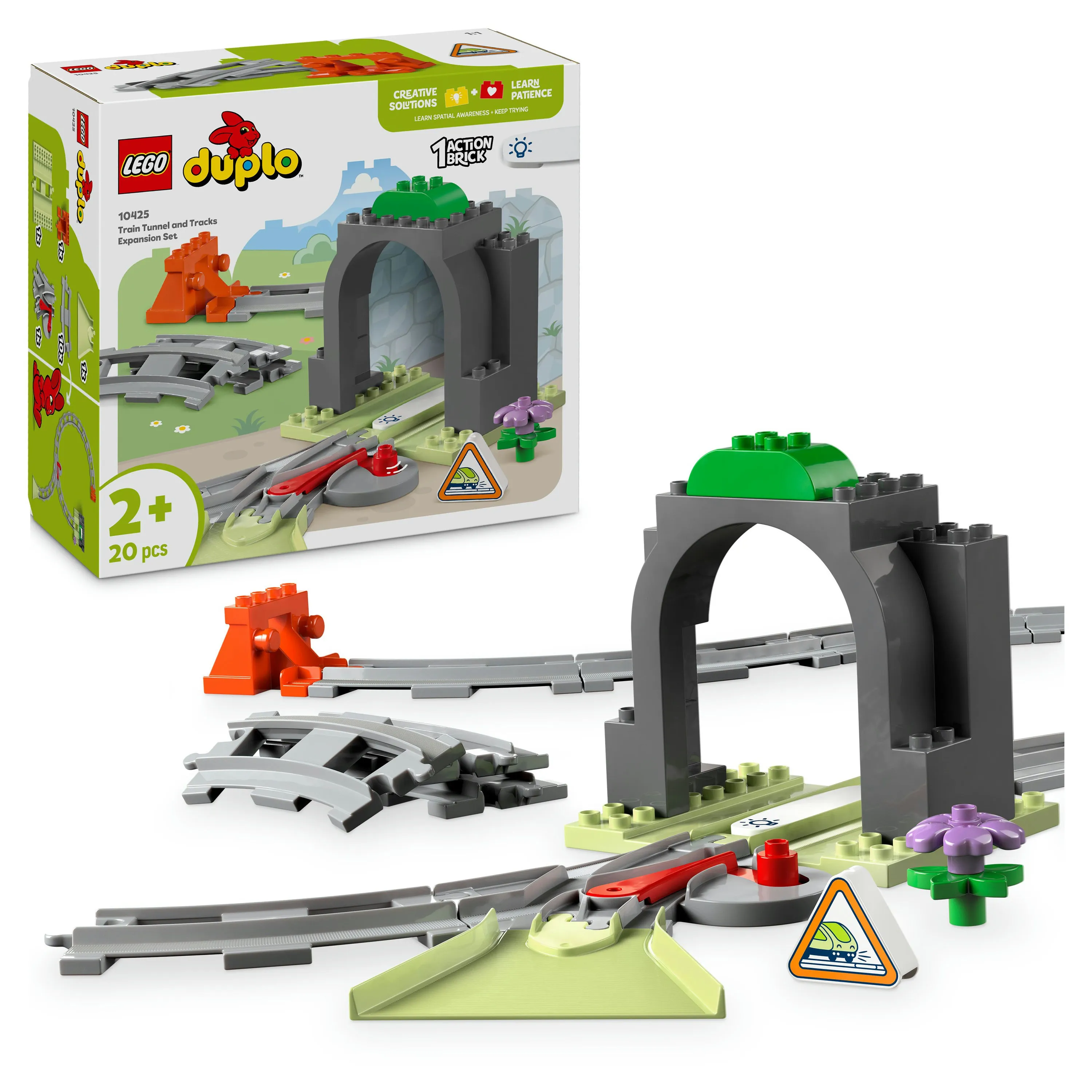 LEGO DUPLO Tunnel och sp&aring;r utbyggnadssats 10425