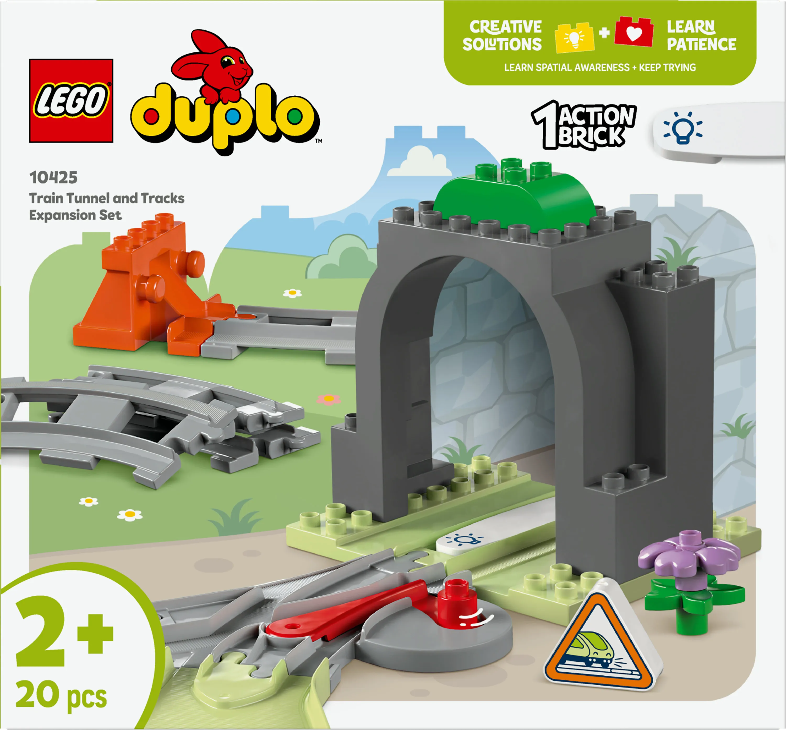 LEGO DUPLO Tunnel och sp&aring;r utbyggnadssats 10425