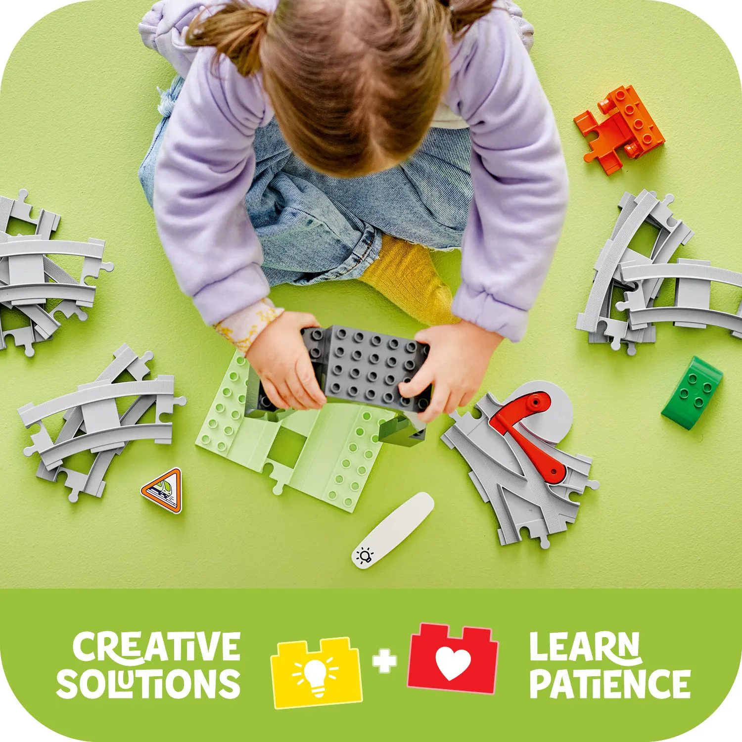 LEGO DUPLO Tunnel och sp&aring;r utbyggnadssats 10425