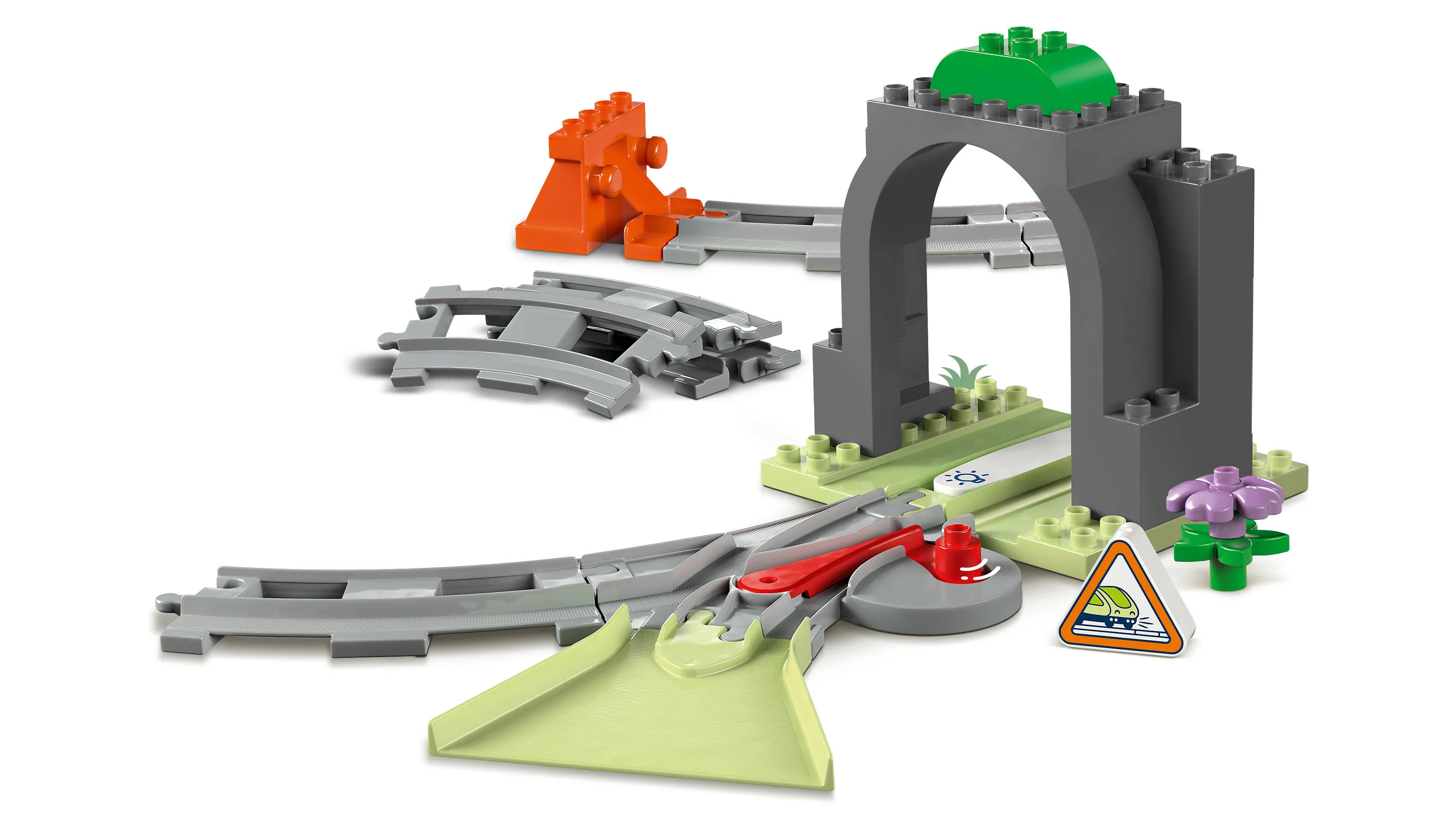 LEGO DUPLO Tunnel och sp&aring;r utbyggnadssats 10425