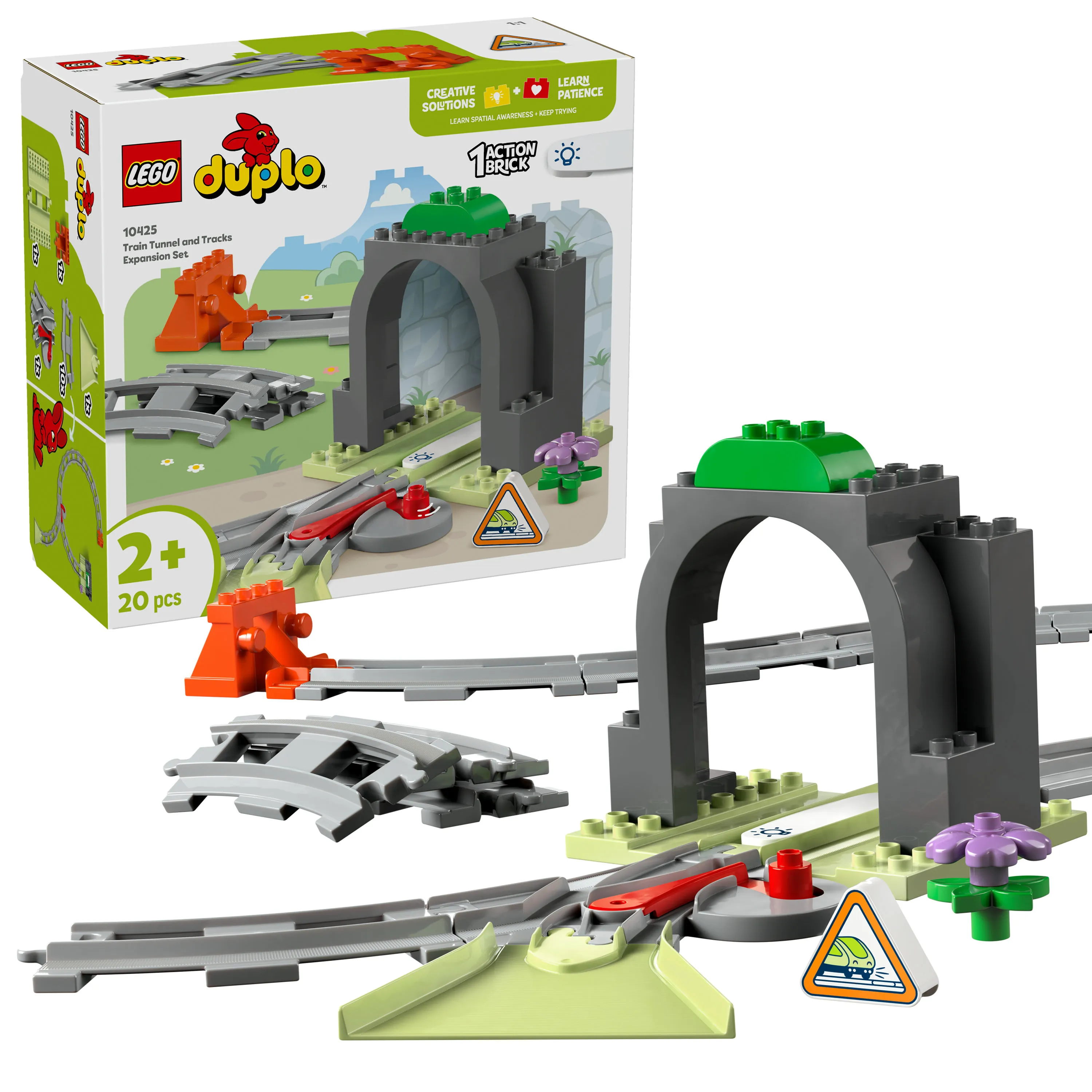 LEGO DUPLO Tunnel och sp&aring;r utbyggnadssats 10425