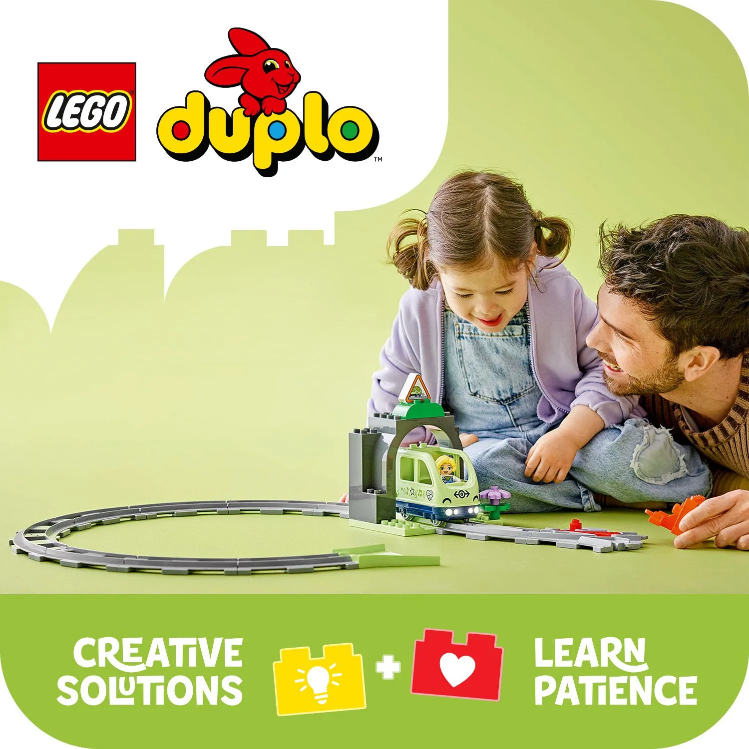 LEGO DUPLO Tunnel och sp&aring;r utbyggnadssats 10425