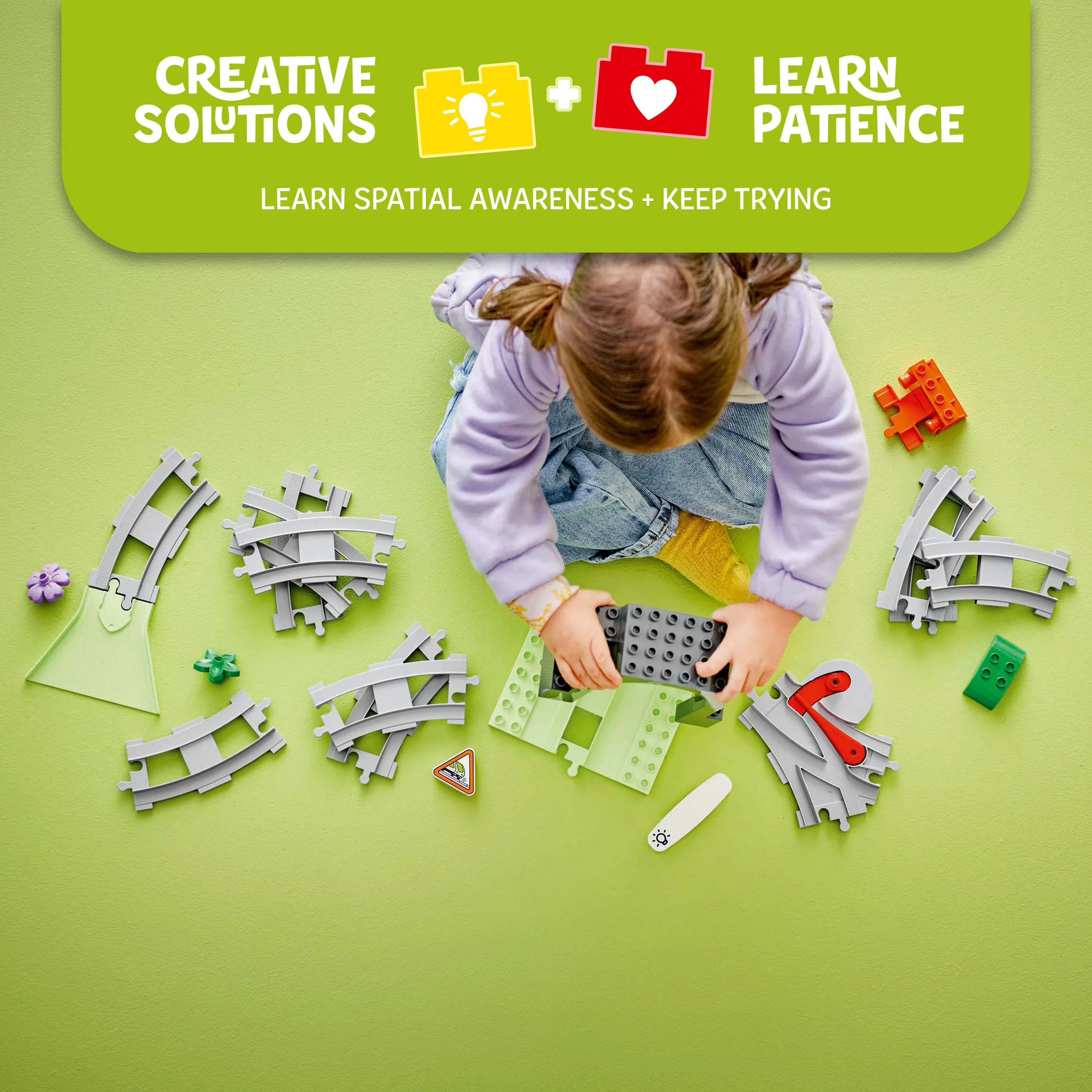 LEGO DUPLO Tunnel och sp&aring;r utbyggnadssats 10425