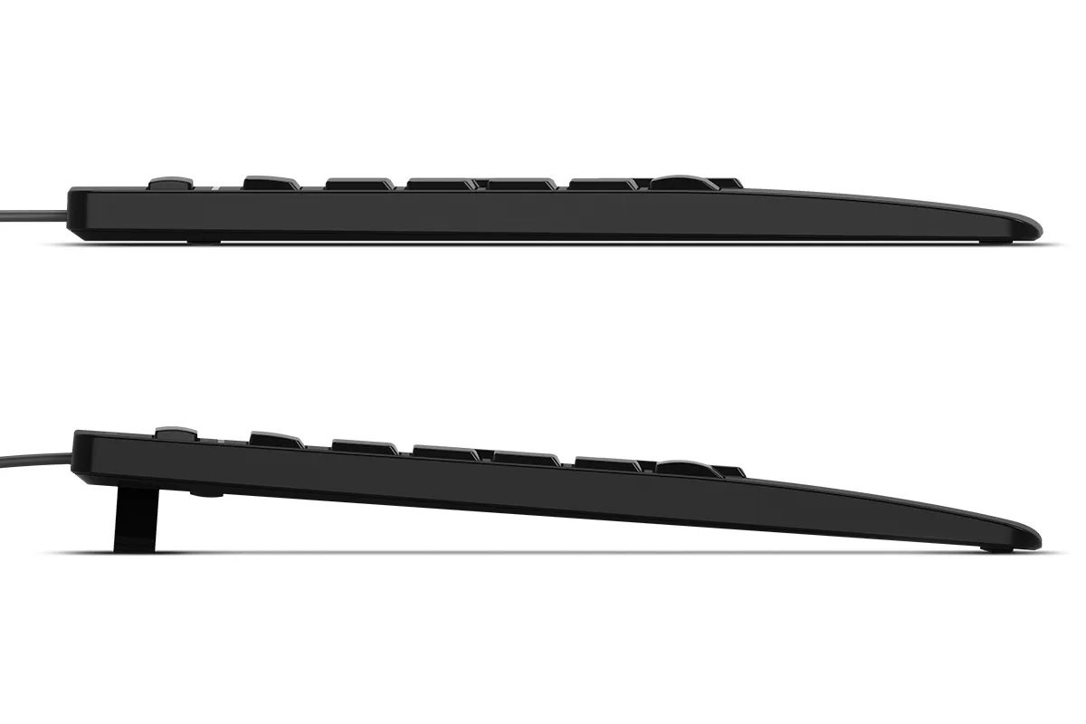 3Dconnexion Keyboard Pro with Numpad tr&aring;dl&ouml;st ergonomiskt tangentbord, Scissor, svart