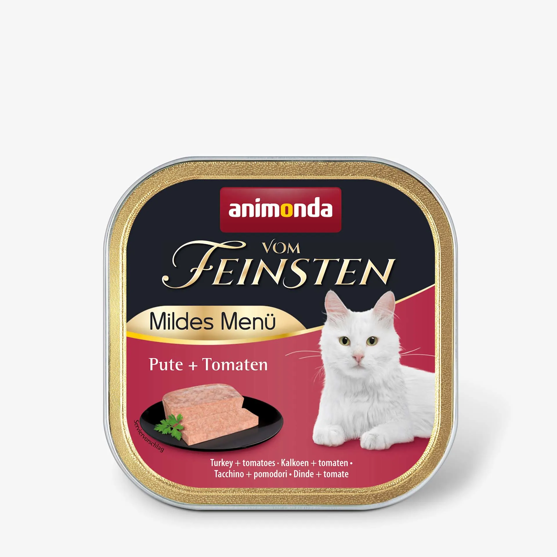 Animonda Vom Feinsten Adult Mild Menu Turkey with Tomatoes, Kissan m&auml;rk&auml;ruoka, 100 g