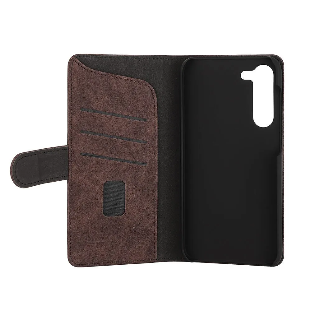 GEAR Wallet, Galaxy S23 Plus - Wallet Case, Brown