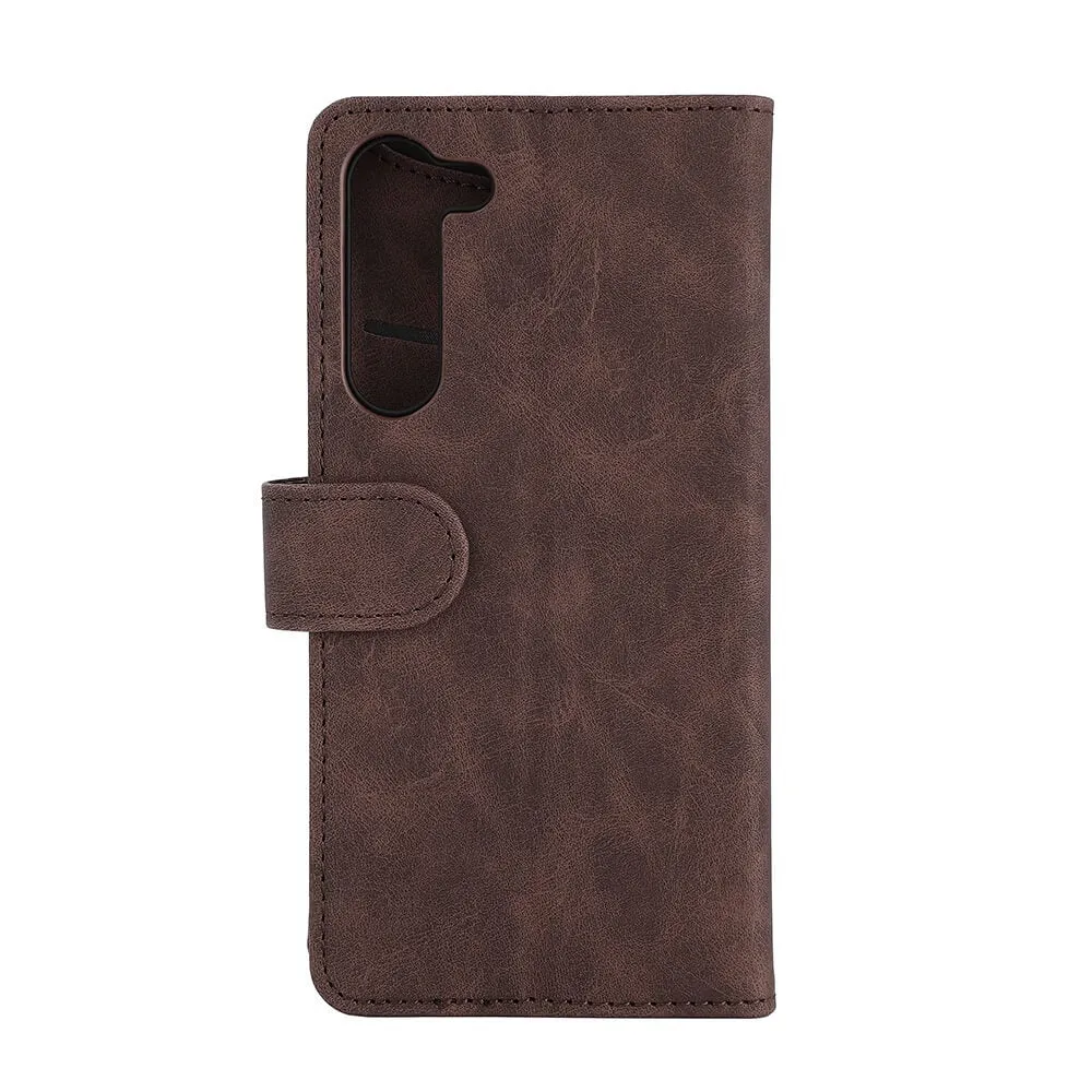GEAR Wallet, Galaxy S23 Plus - Wallet Case, Brown