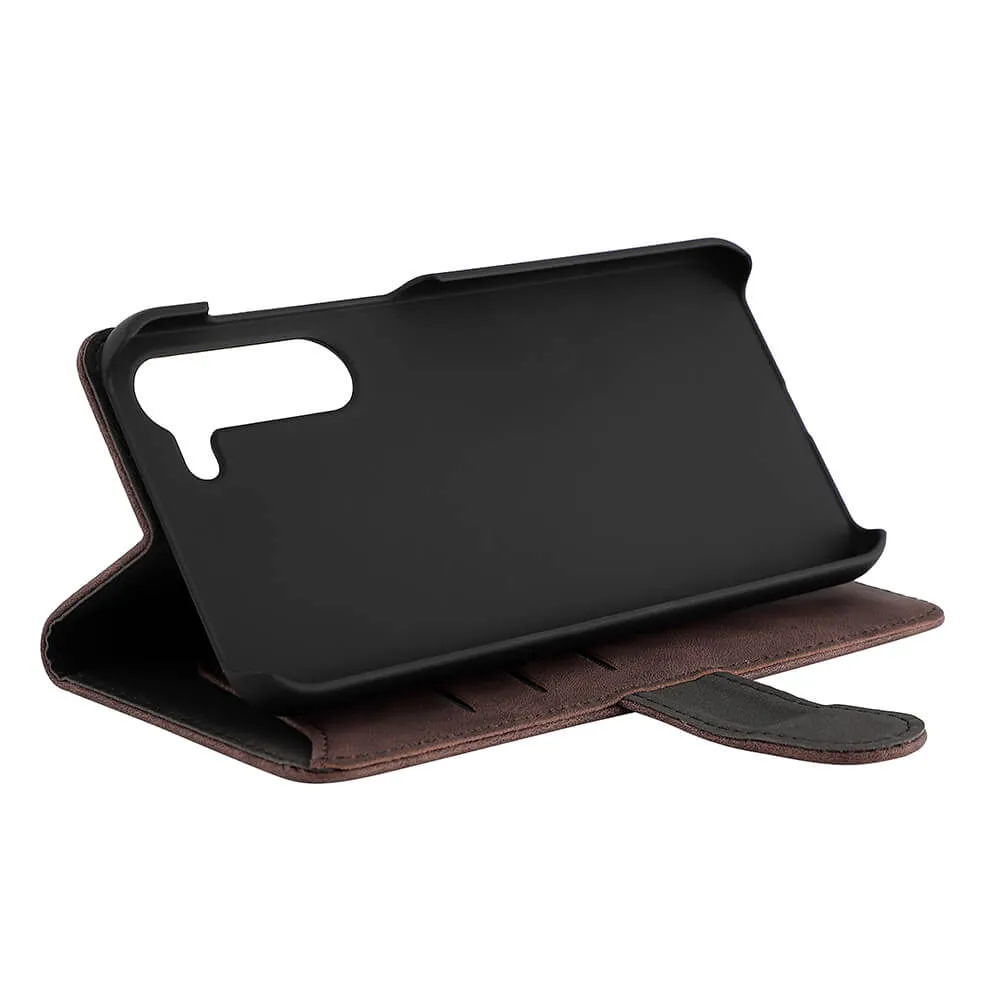 GEAR Wallet, Galaxy S23 Plus - Wallet Case, Brown