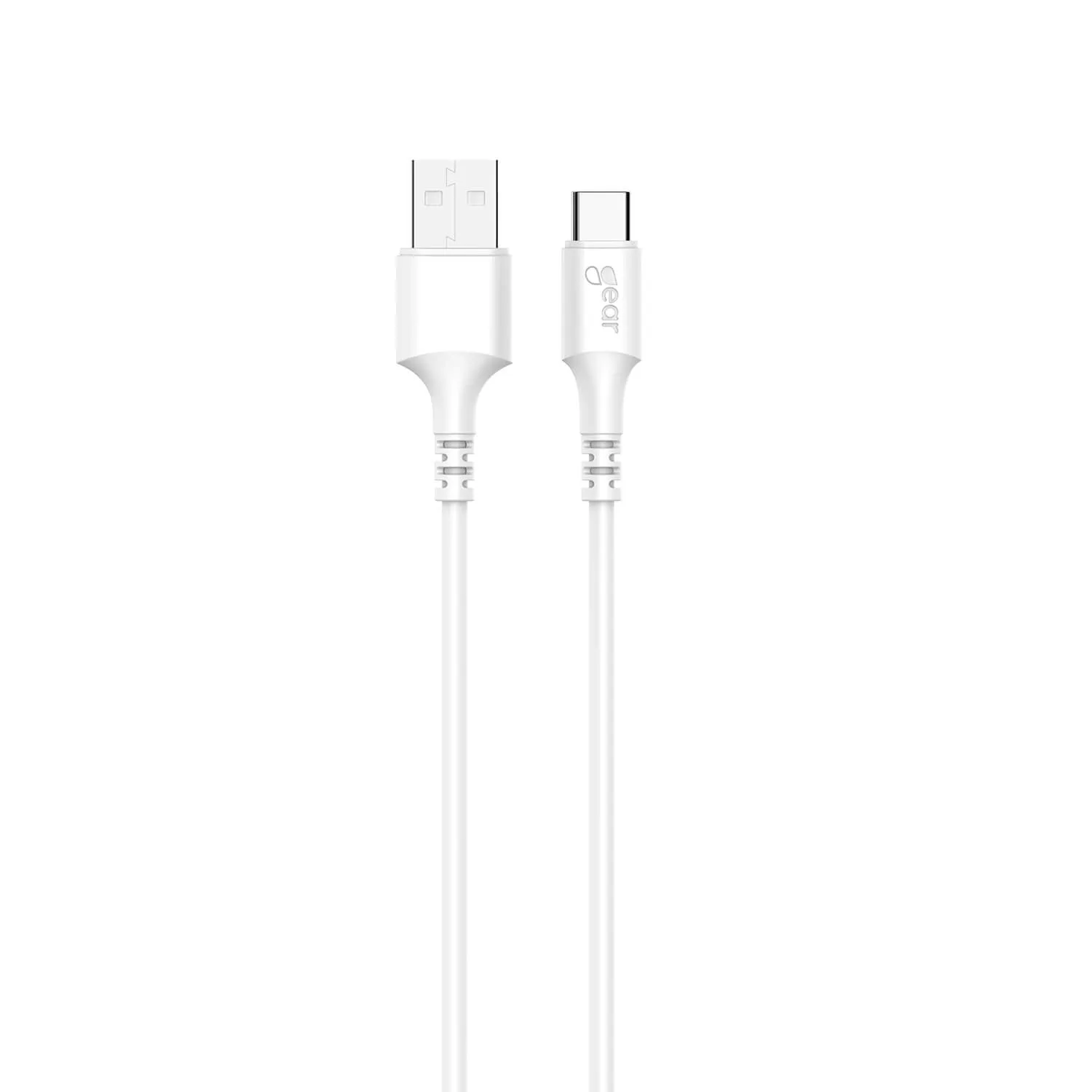 Gear USB 2.0 USB-C -kaapeli, 0,3 m, valkoinen