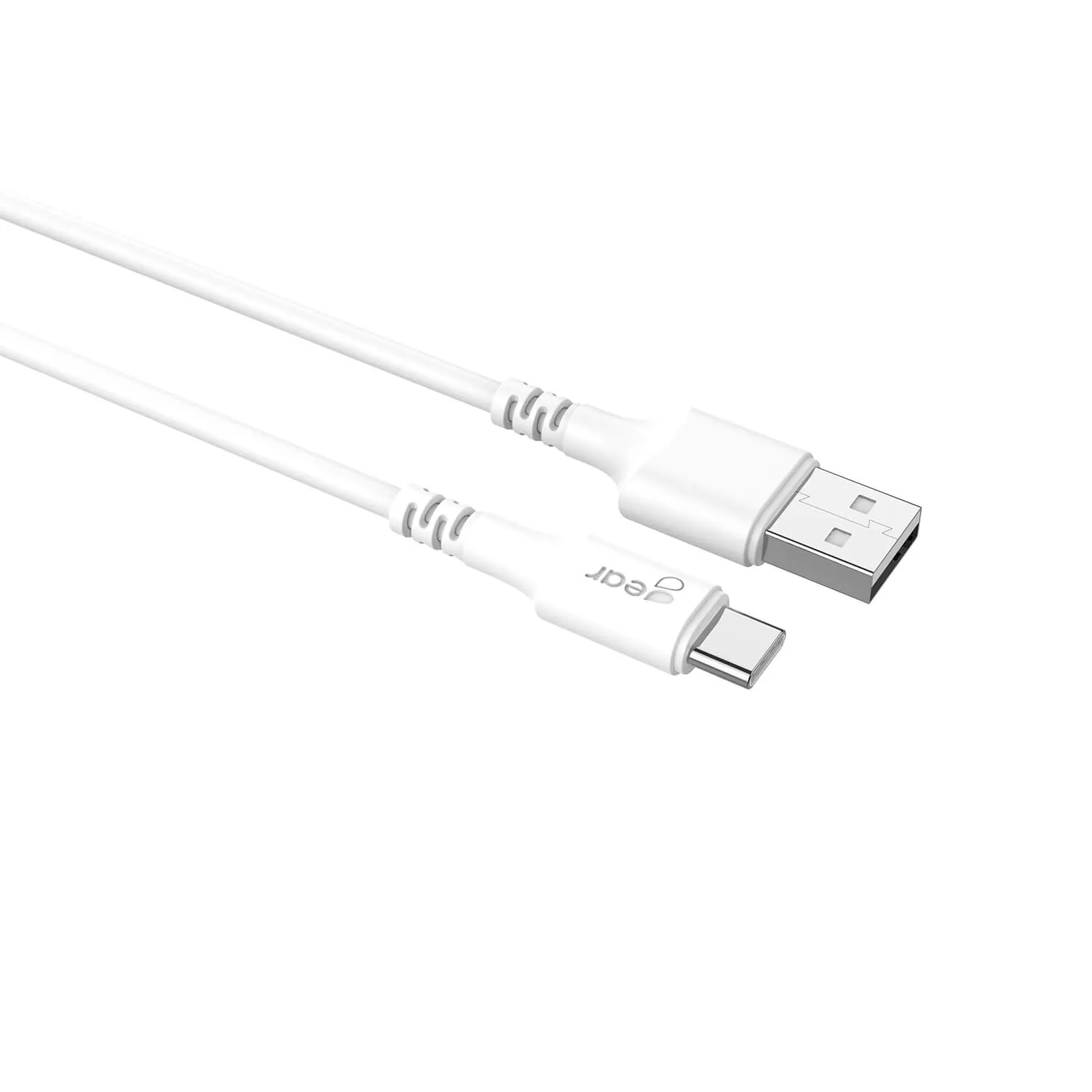 Gear USB 2.0 USB-C kabel, 0,3 m, vit