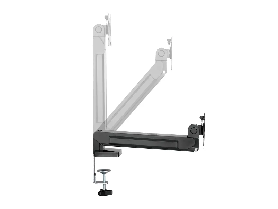 Multibrackets M Slim Basic Single, -skrivbordsf&auml;ste, svart, 17"-32", 8kg