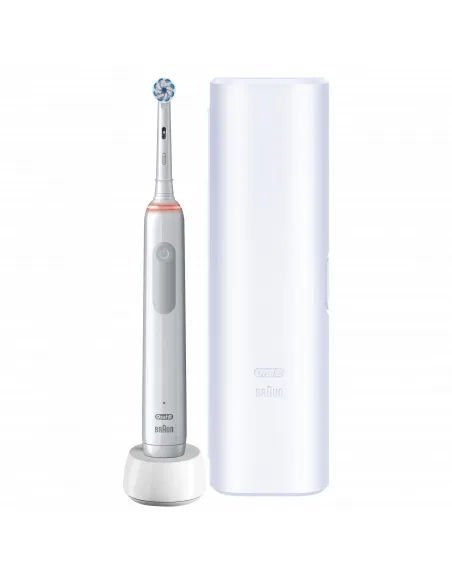 Oral-B Pro3 + Extra Refill + Travel Case -sähköhammasharja, valkoinen