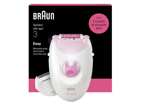 Braun Silk&middot;epil 3 3-031 - epilator, Pink/White