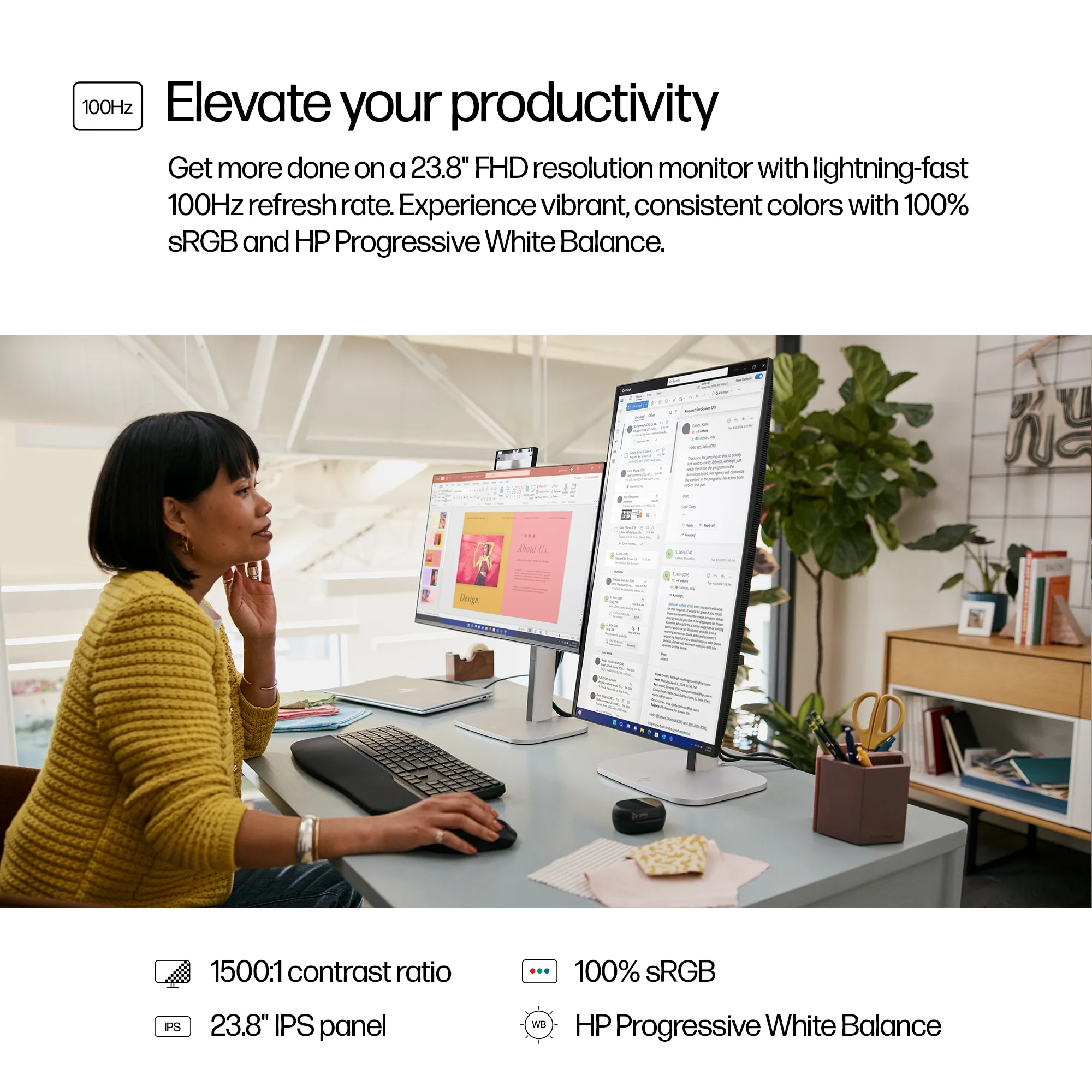 HP S5 Pro 524pf FHD MNTR