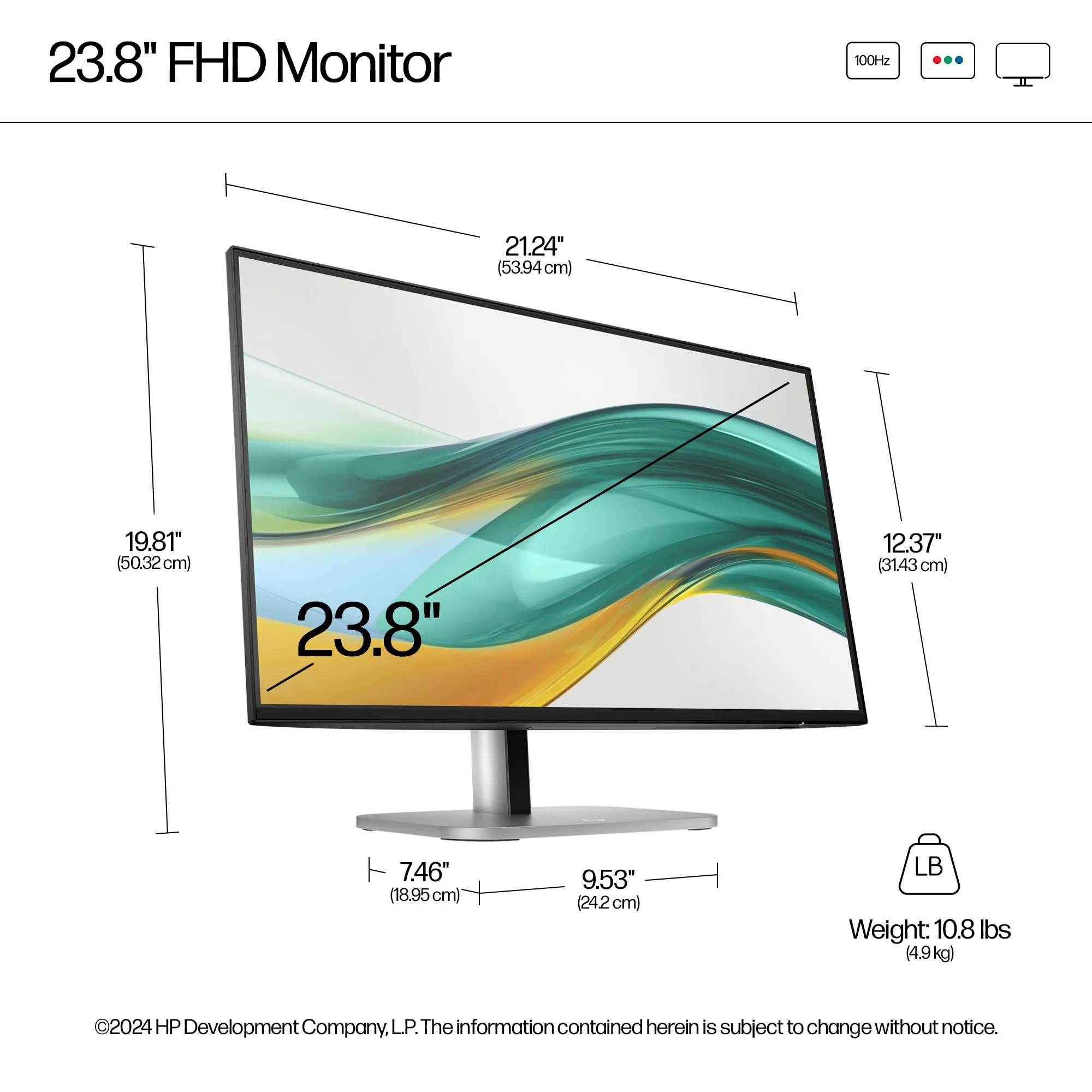 HP S5 Pro 524pf FHD MNTR