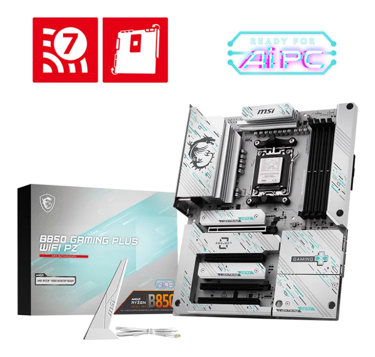 MSI B850 GAMING PLUS WIFI PZ ATX - motherboard