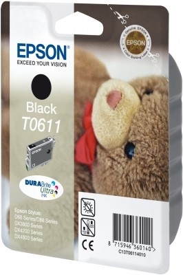 EPSON BLACK T0611 DURABRITE ULTRA INK