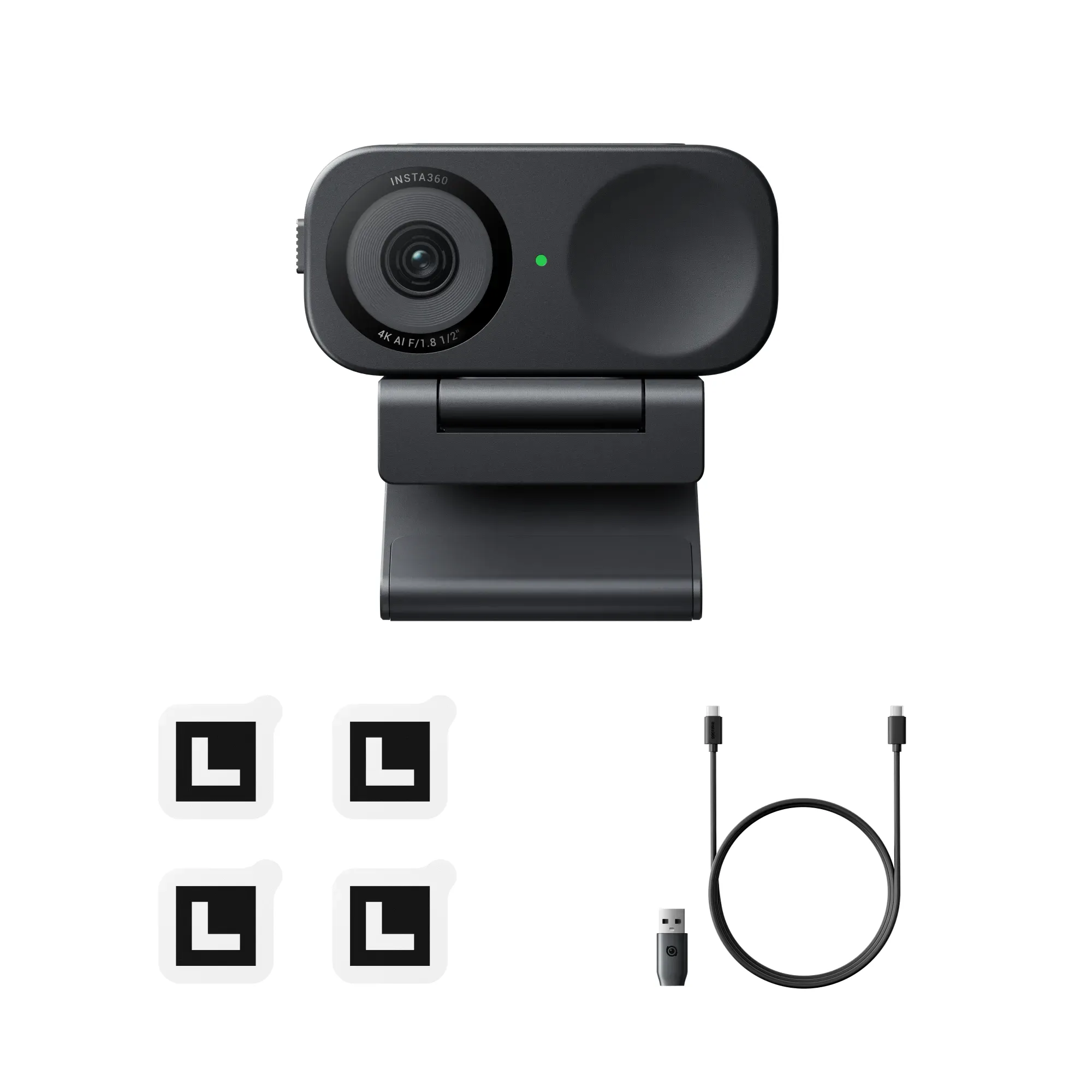 Insta360 Link 2C - web camera, Graphite Black