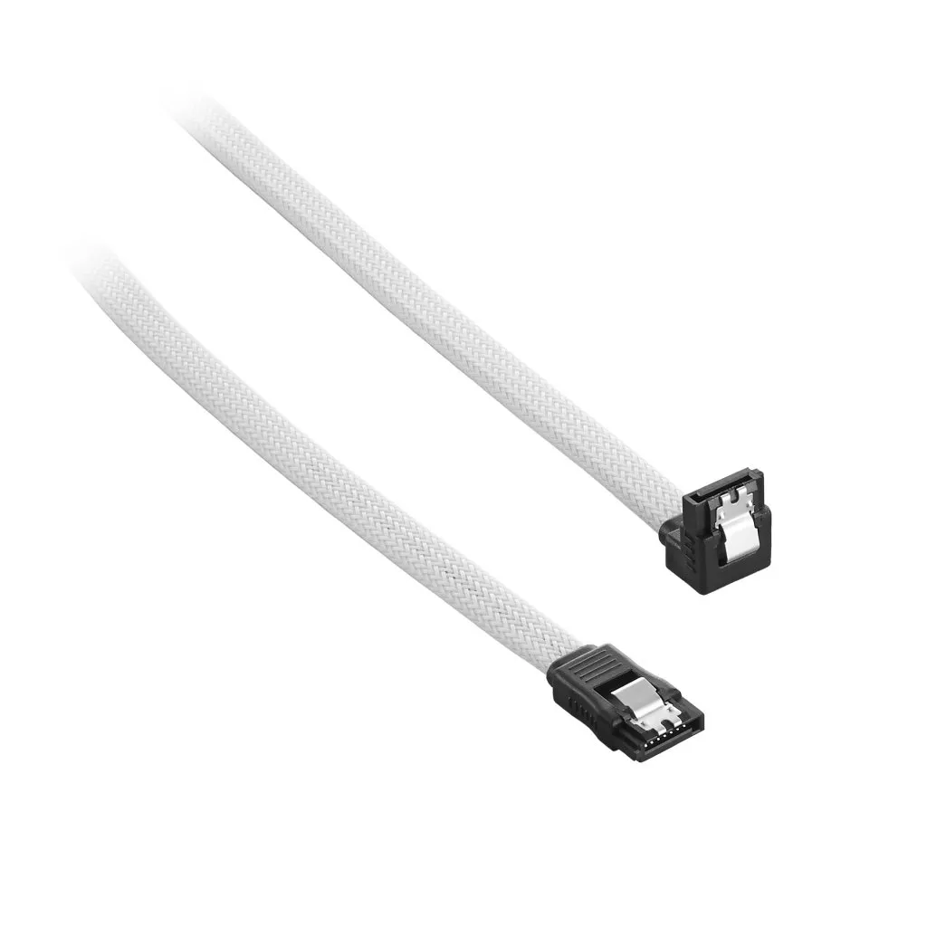 CableMod ModMesh Right Angle SATA 3 Cable 30cm - white