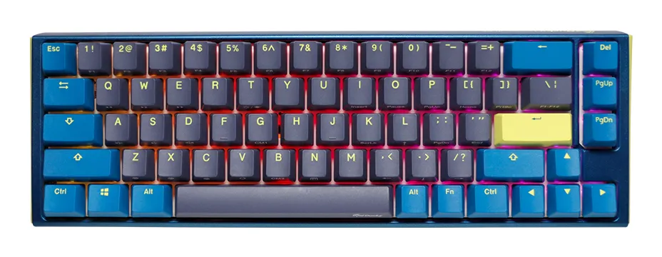 Ducky - One 3 Daybreak Nordic Layout SF 65% Cherry MX Red - gaming keyboard