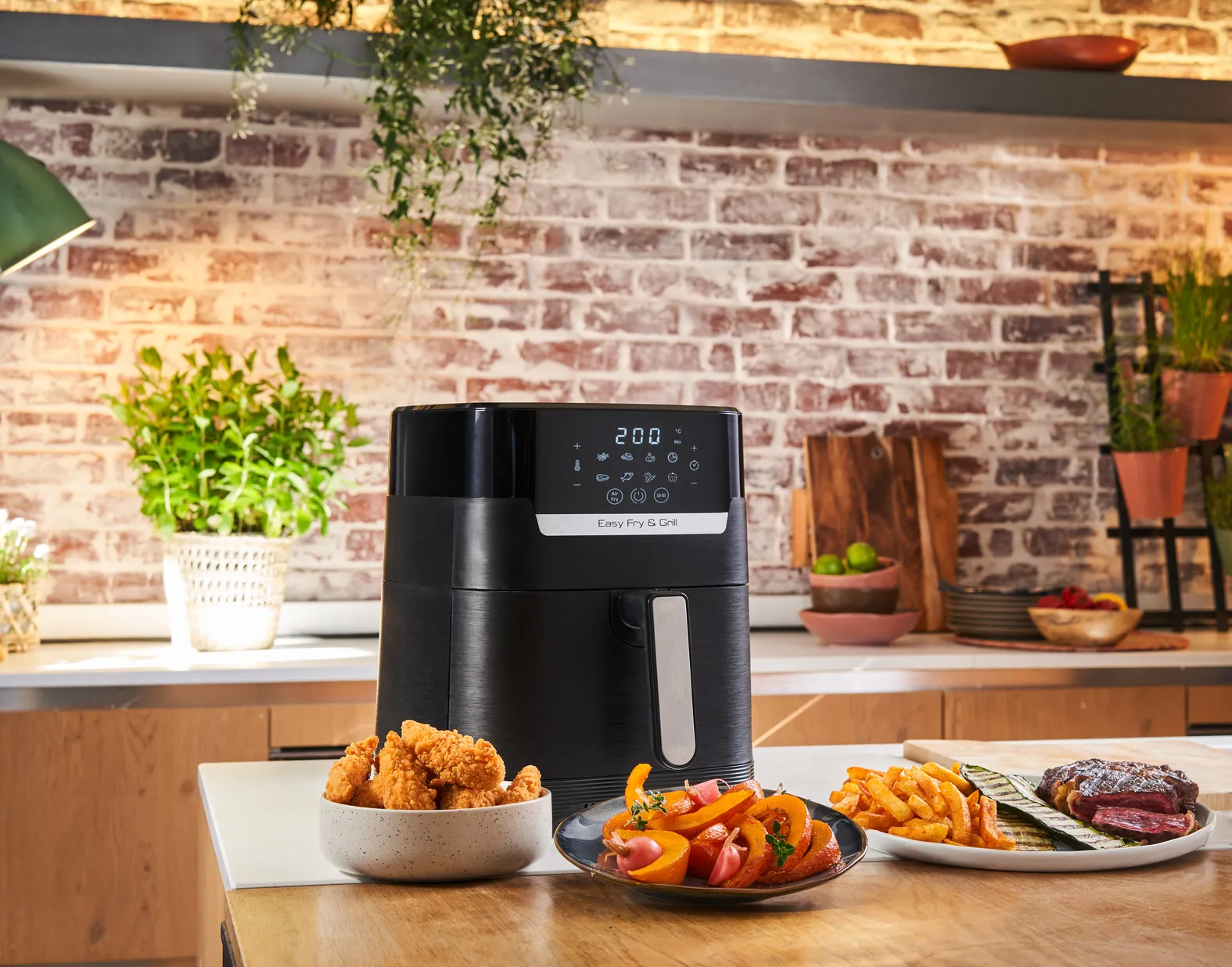 Tefal Easy Fry & Grill EY505815, 4,2 l, 1550 W, airfryer, musta