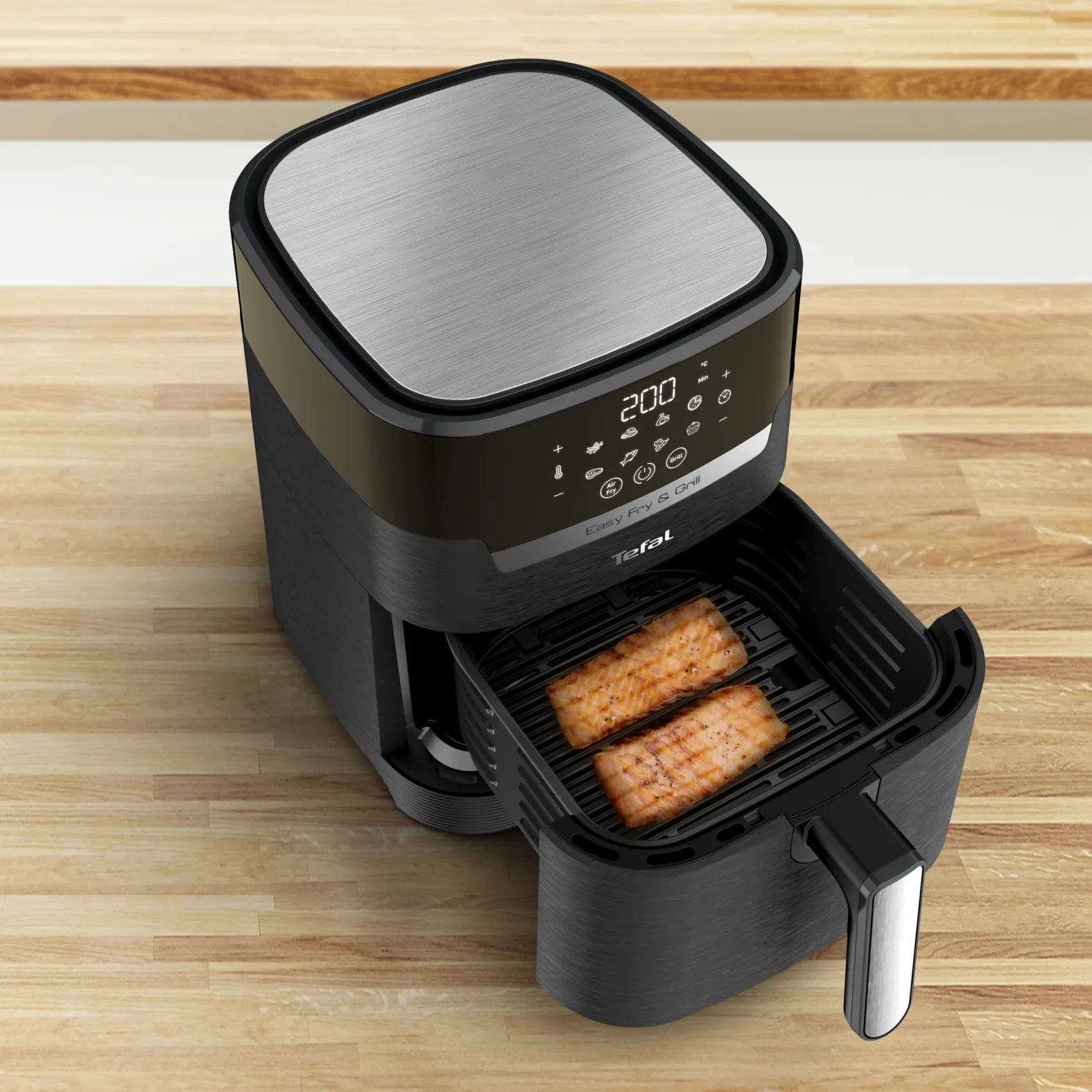 Tefal Easy Fry &amp; Grill EY505815, 4,2 l, 1550 W, airfryer, musta