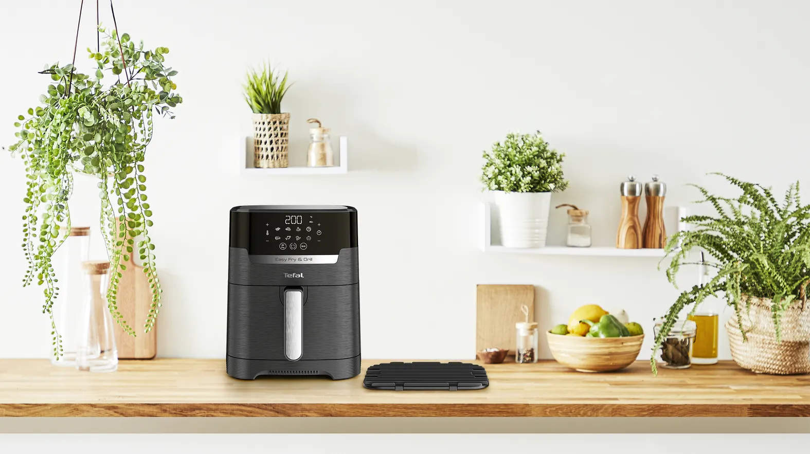 Tefal Easy Fry Grill XL Precision Airfryer -kiertoilmakypsennin, musta, 4.2l