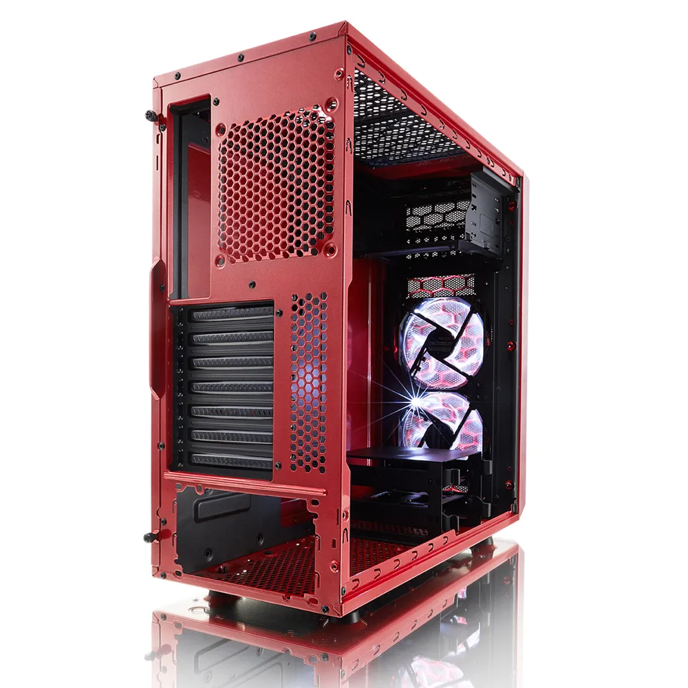 Fractal Design Focus G - Red Windowed