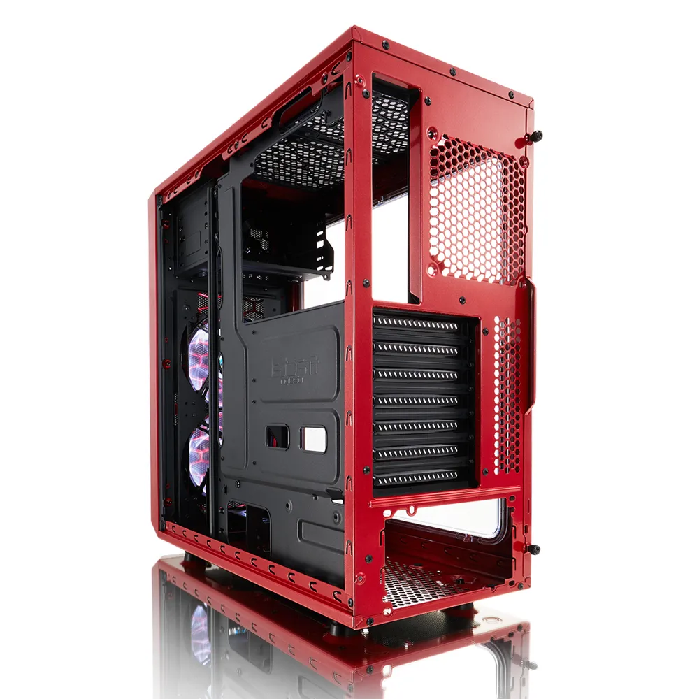 Fractal Design Focus G - Red Windowed