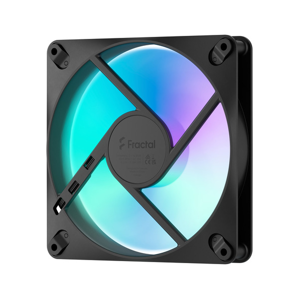 Fractal Design Dynamic 3 140 mm PWM ARGB chassifl&auml;kt - Svart