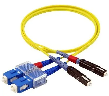 MicroConnect G.652.D MU/UPC-SC/UPC 3m -valokuitukaapeli, keltainen
