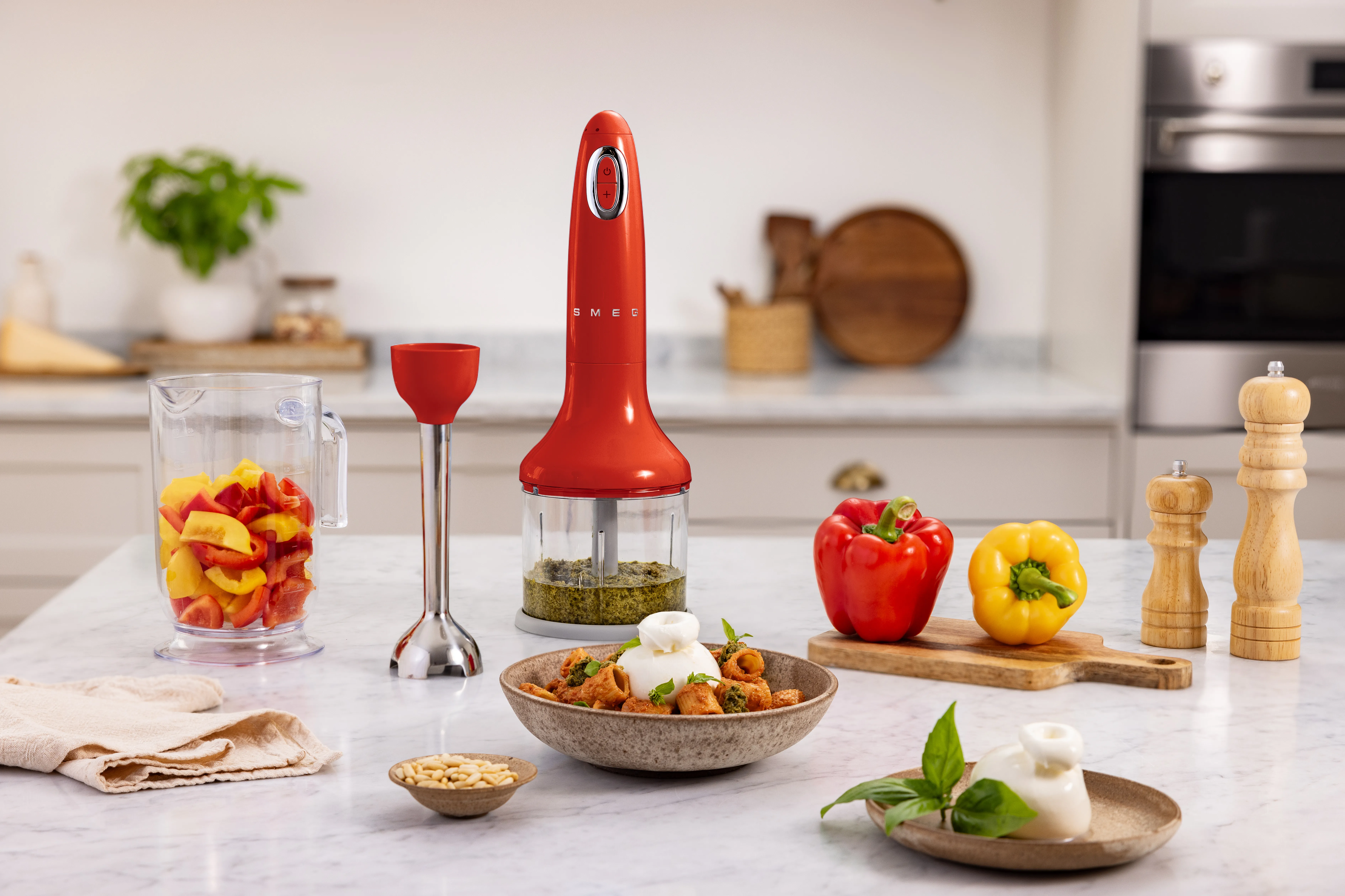 Smeg 50's Style - stavmixer, R&ouml;d
