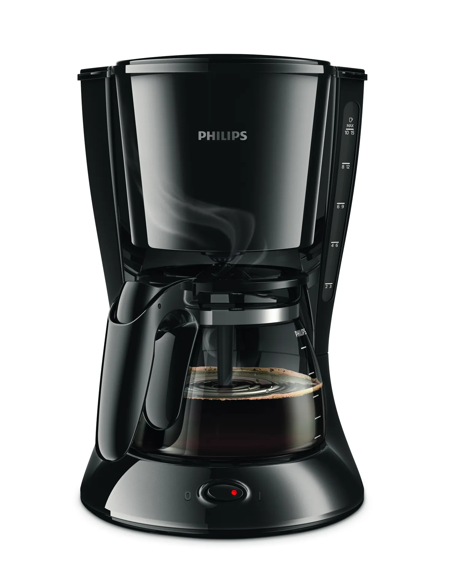 Philips DRIPFILTER DAILY, BLACK, 1,2L