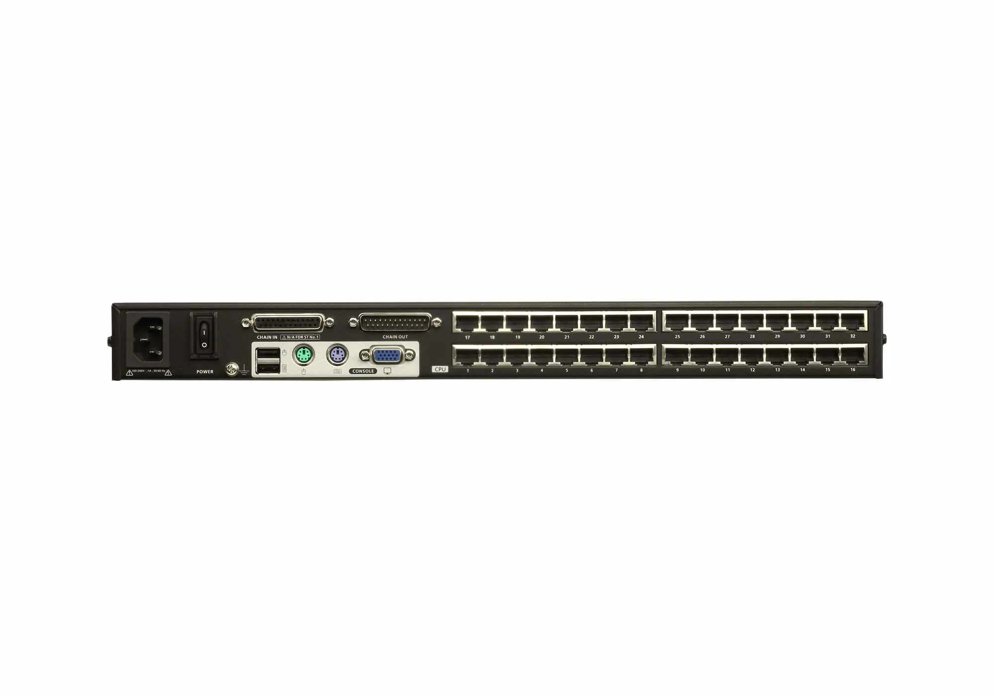 32-Port Cat 5e/6 KVM Switch
