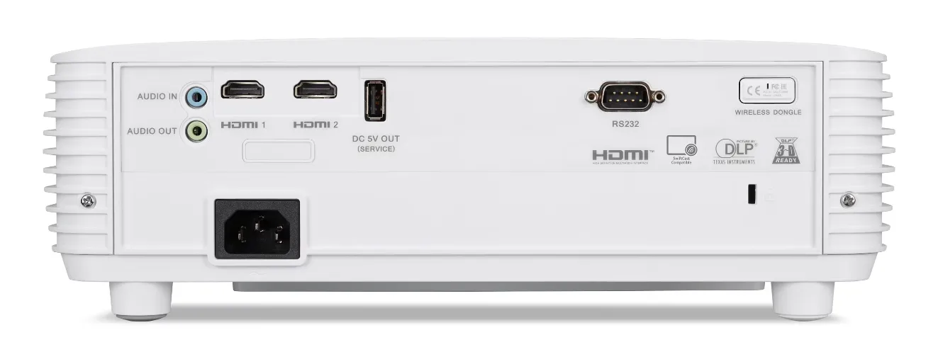 (1920x1080) Acer P1557Ki 4500-Lumen DLP 16:9 HDMI 3D Full HD White